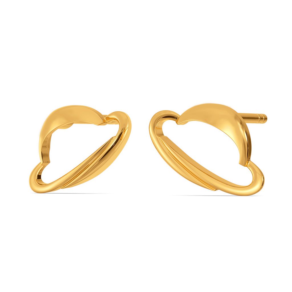Hat Sophistique Gold Earrings