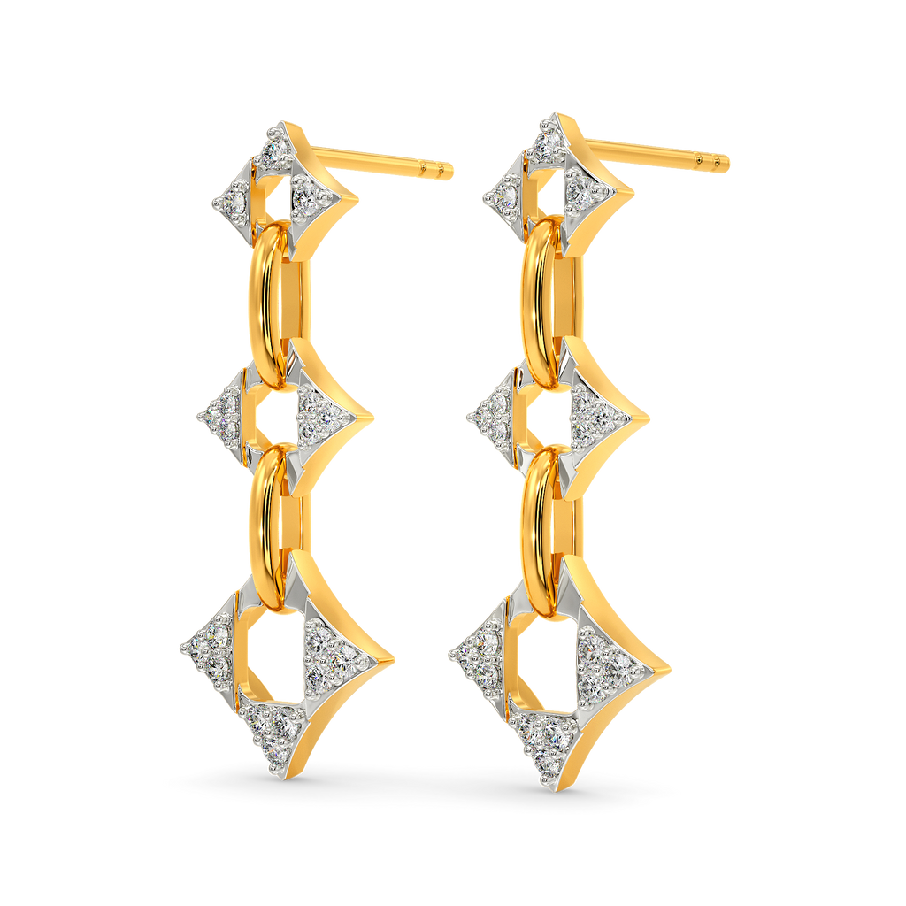 Chainsual Diamond Earrings