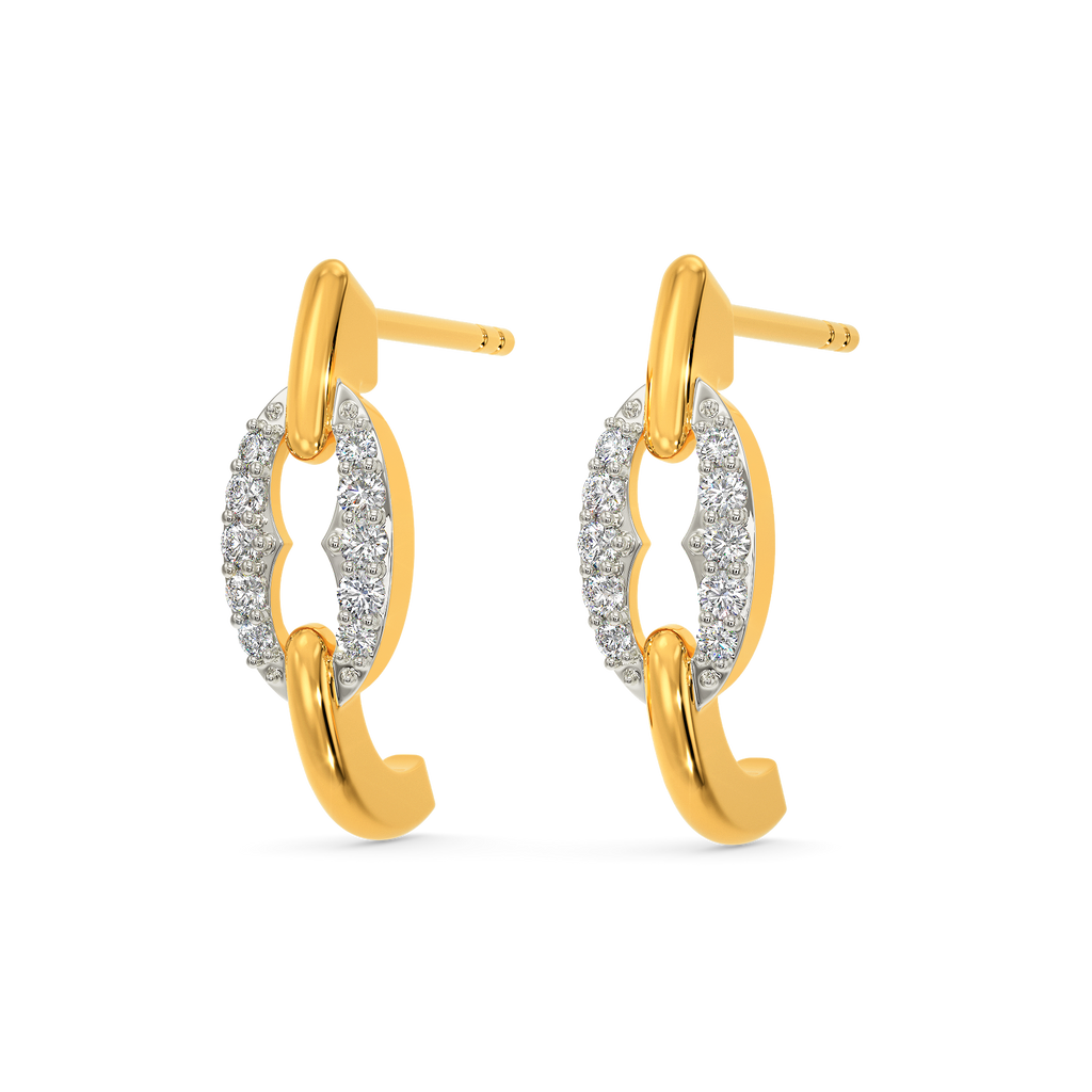 Chainology Diamond Earrings