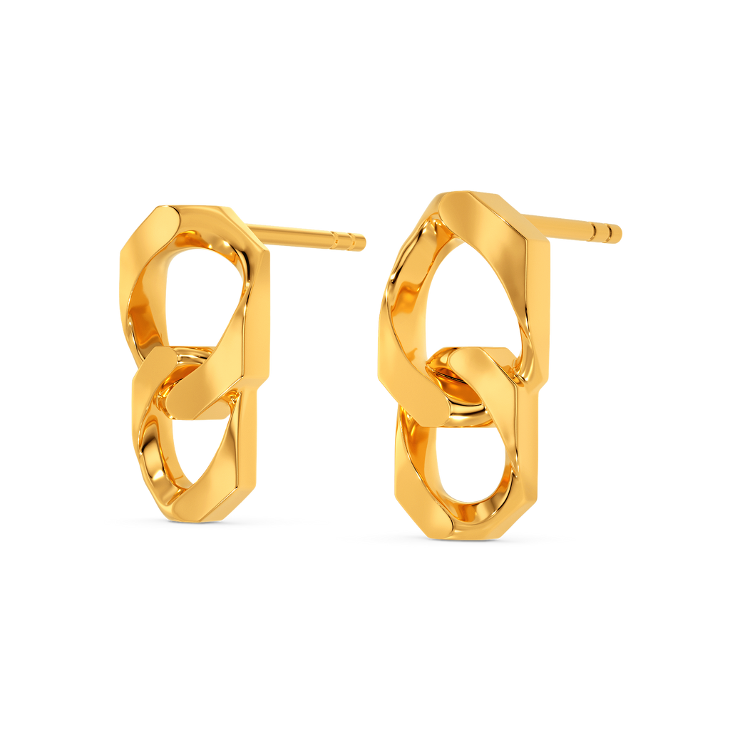 Vaibs Gold Earrings