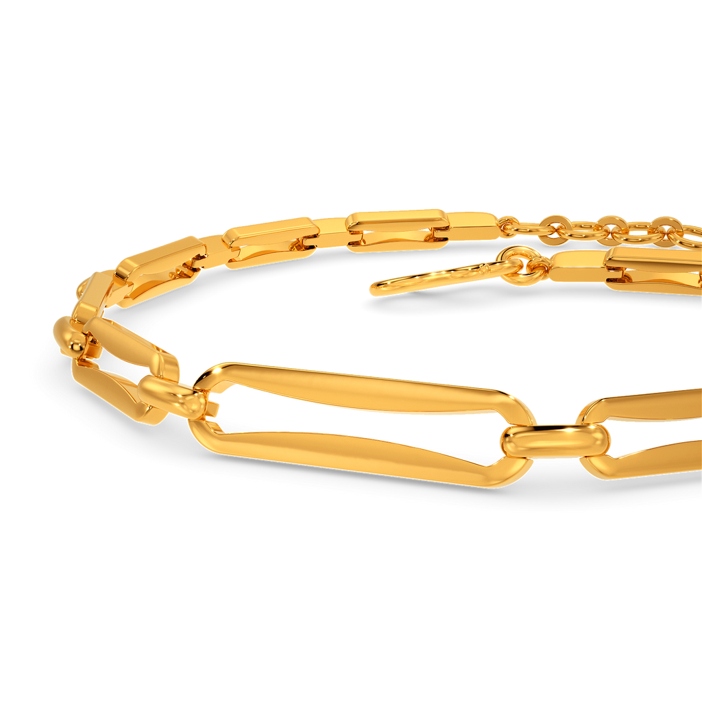 Vibin To Chains Gold Bracelets