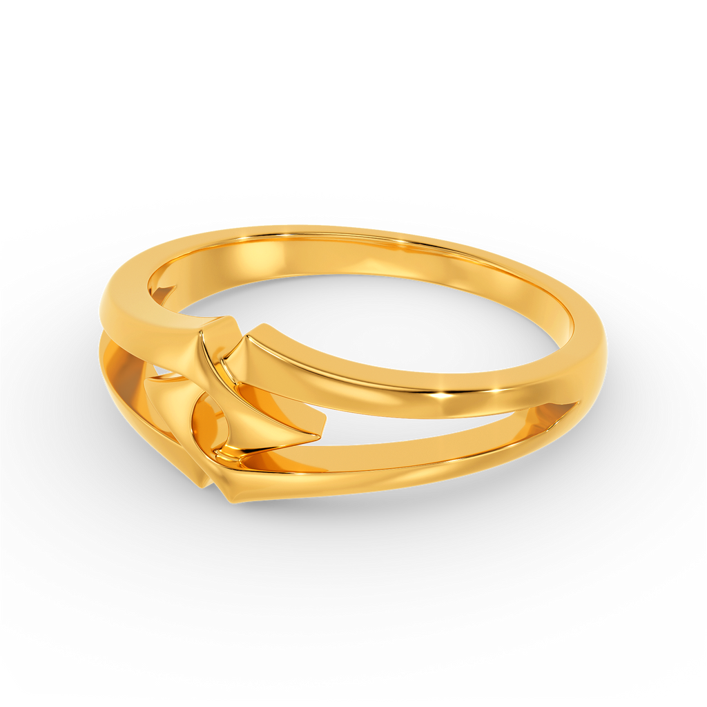 Curve Mashup Gold Rings alternate view 2