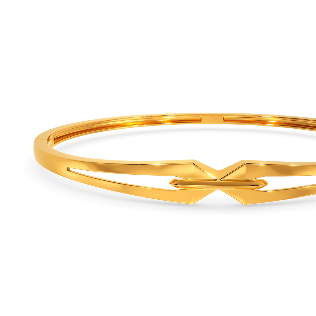 Wrapped In Chains Gold Bangles