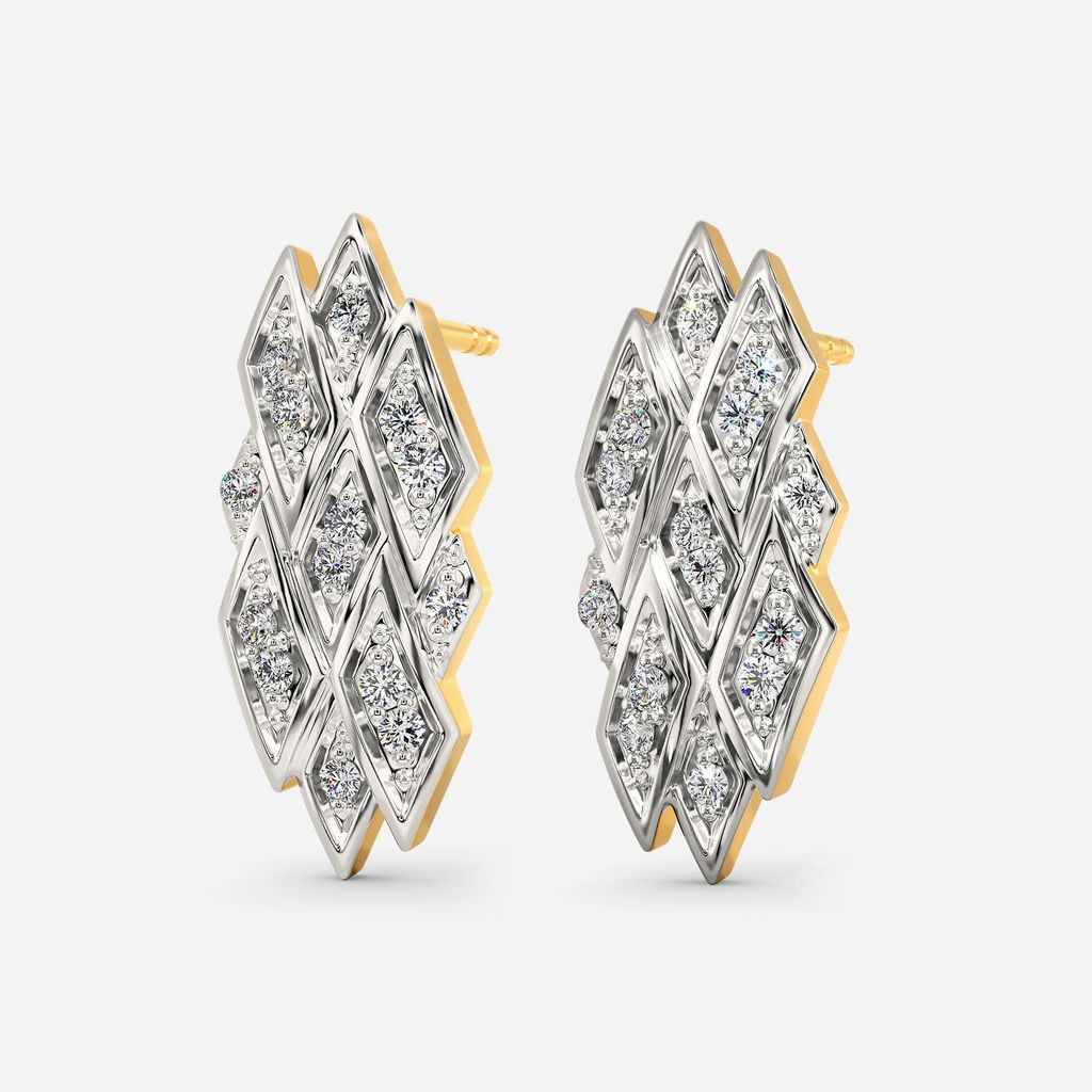 Yearning for Yarns Diamond Earrings