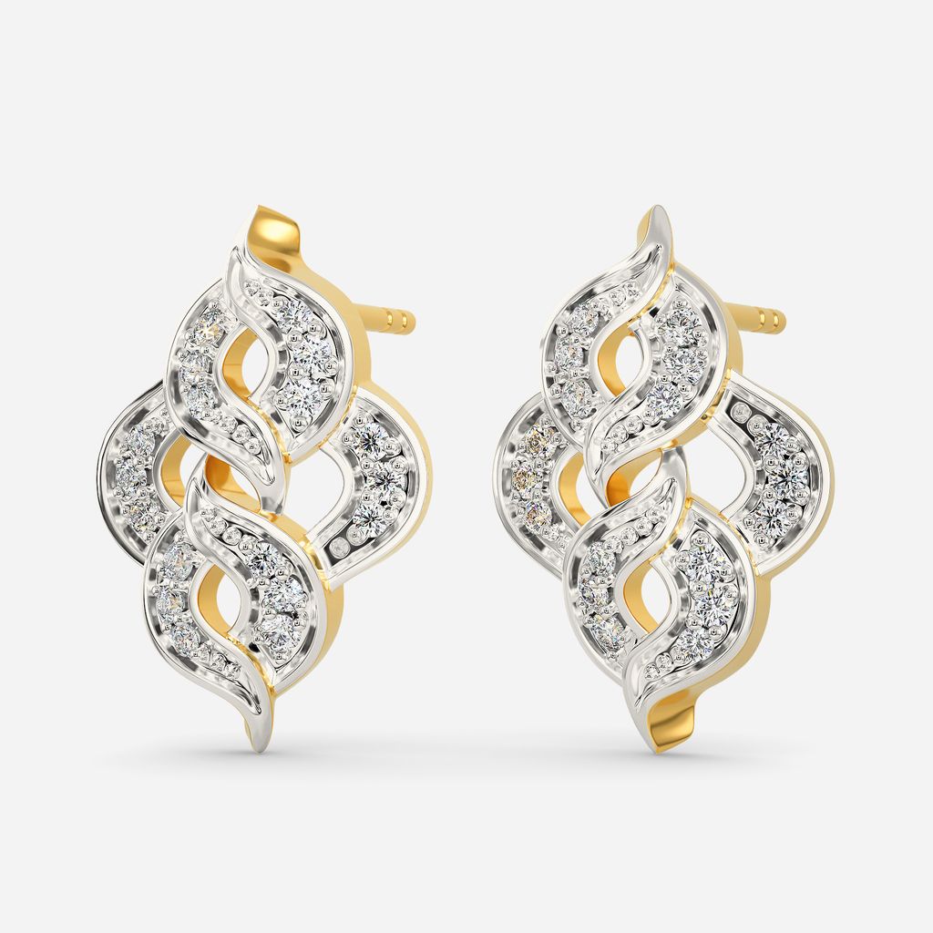 Knitty Gritty Diamond Earrings