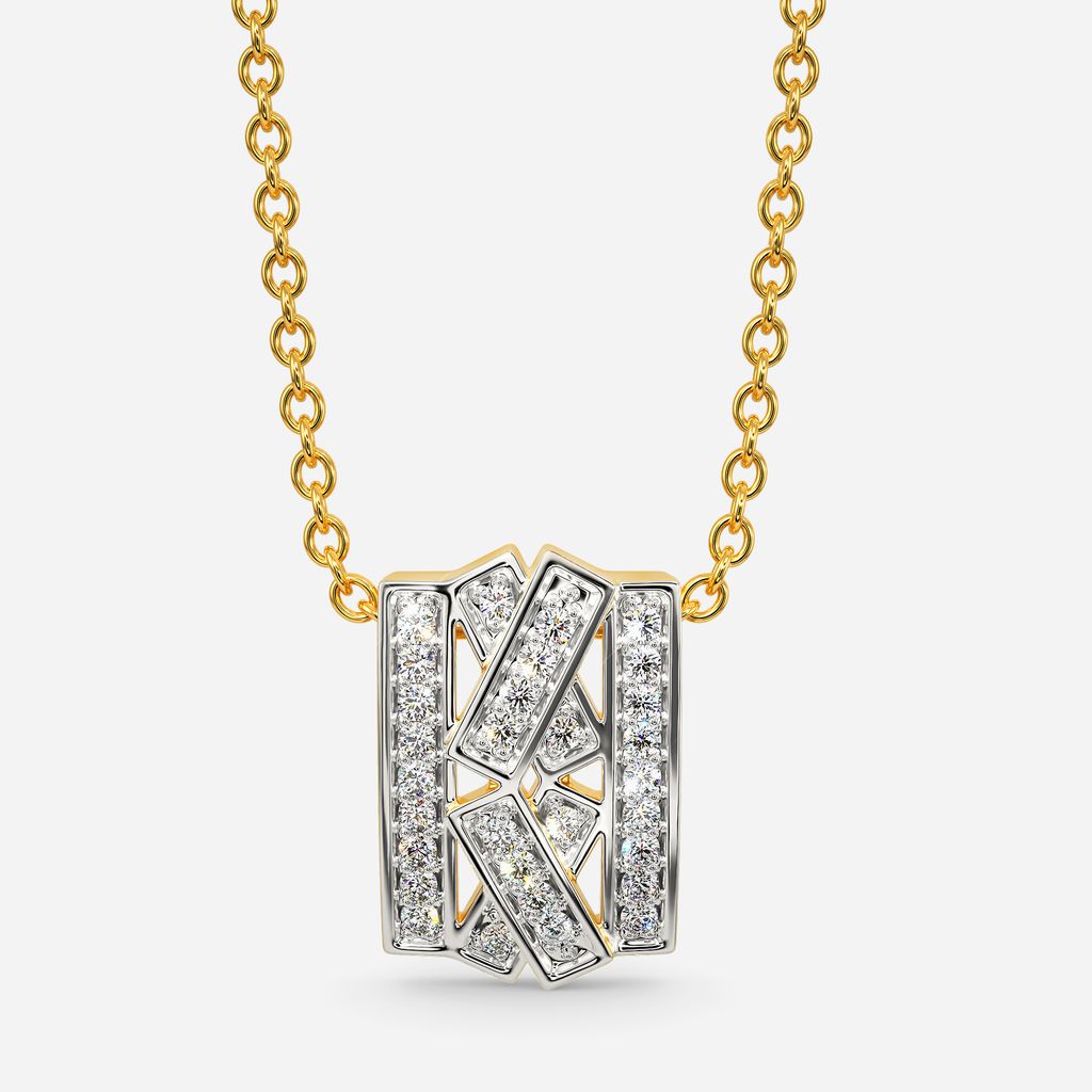 Wingin Knit Diamond Pendants