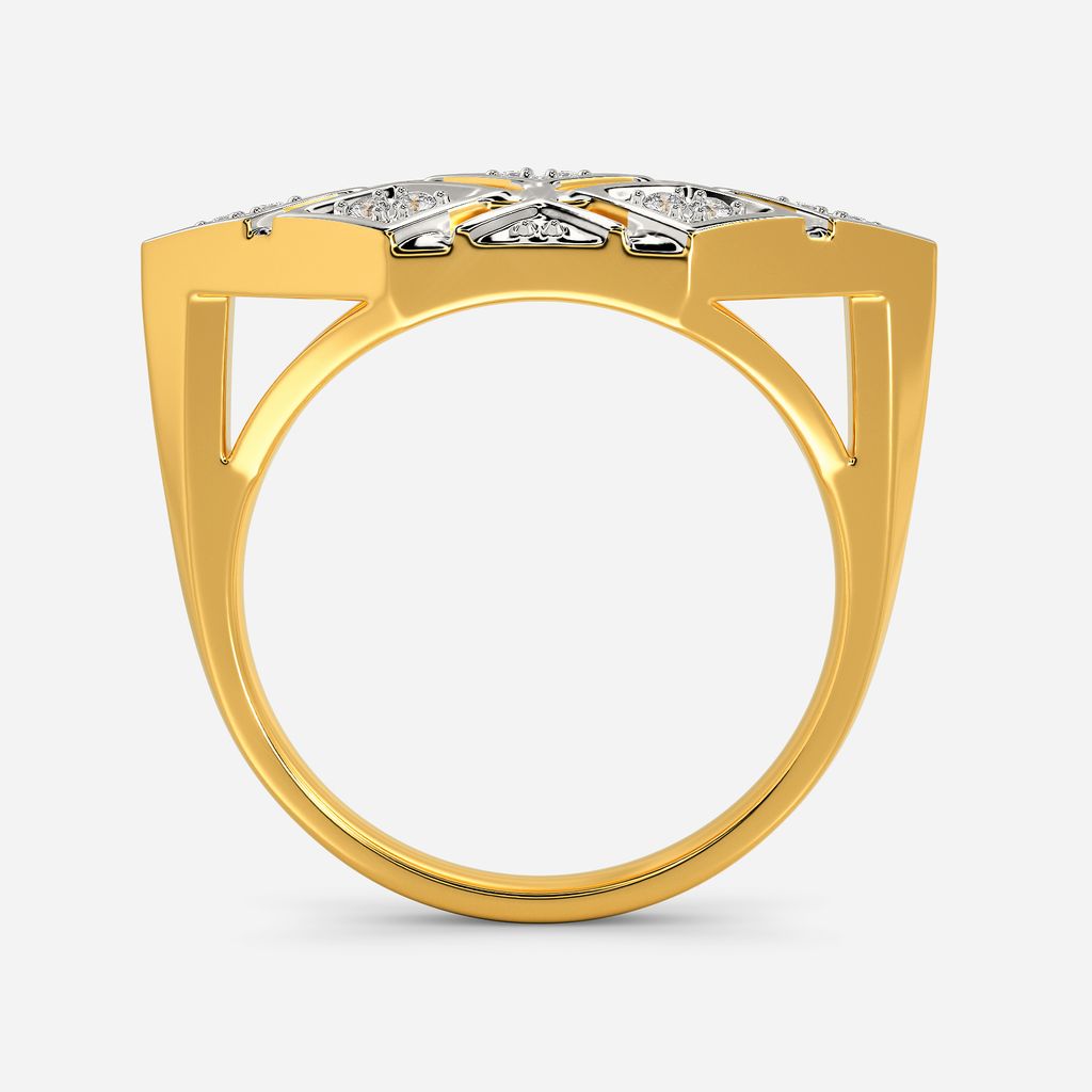 Cozy Pattern Diamond Rings image