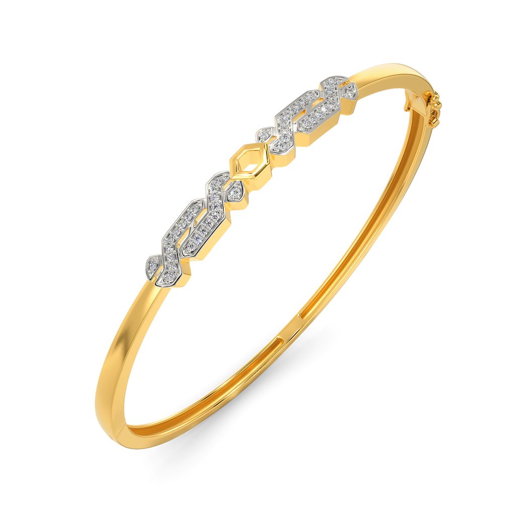 Winter Verve Diamond Bangles