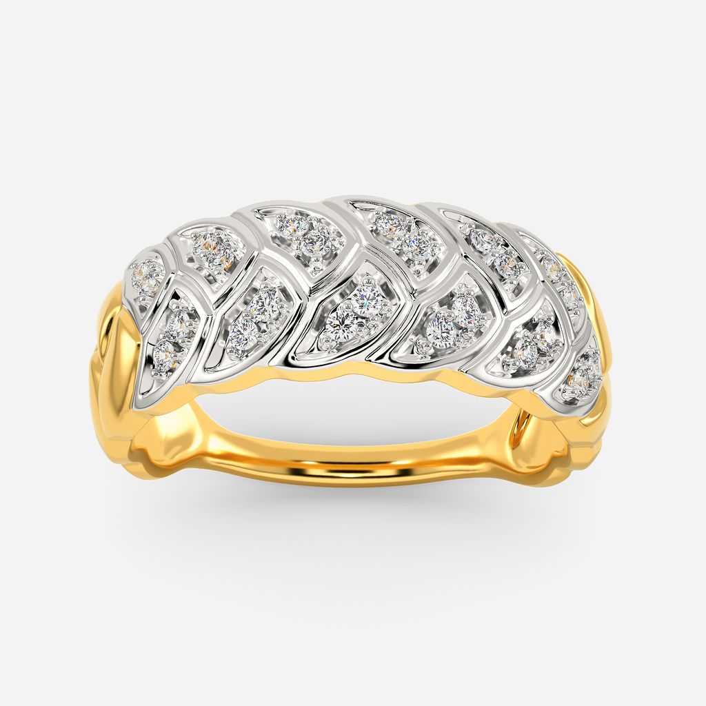 Knitted Sauve Diamond Rings alternate view 3