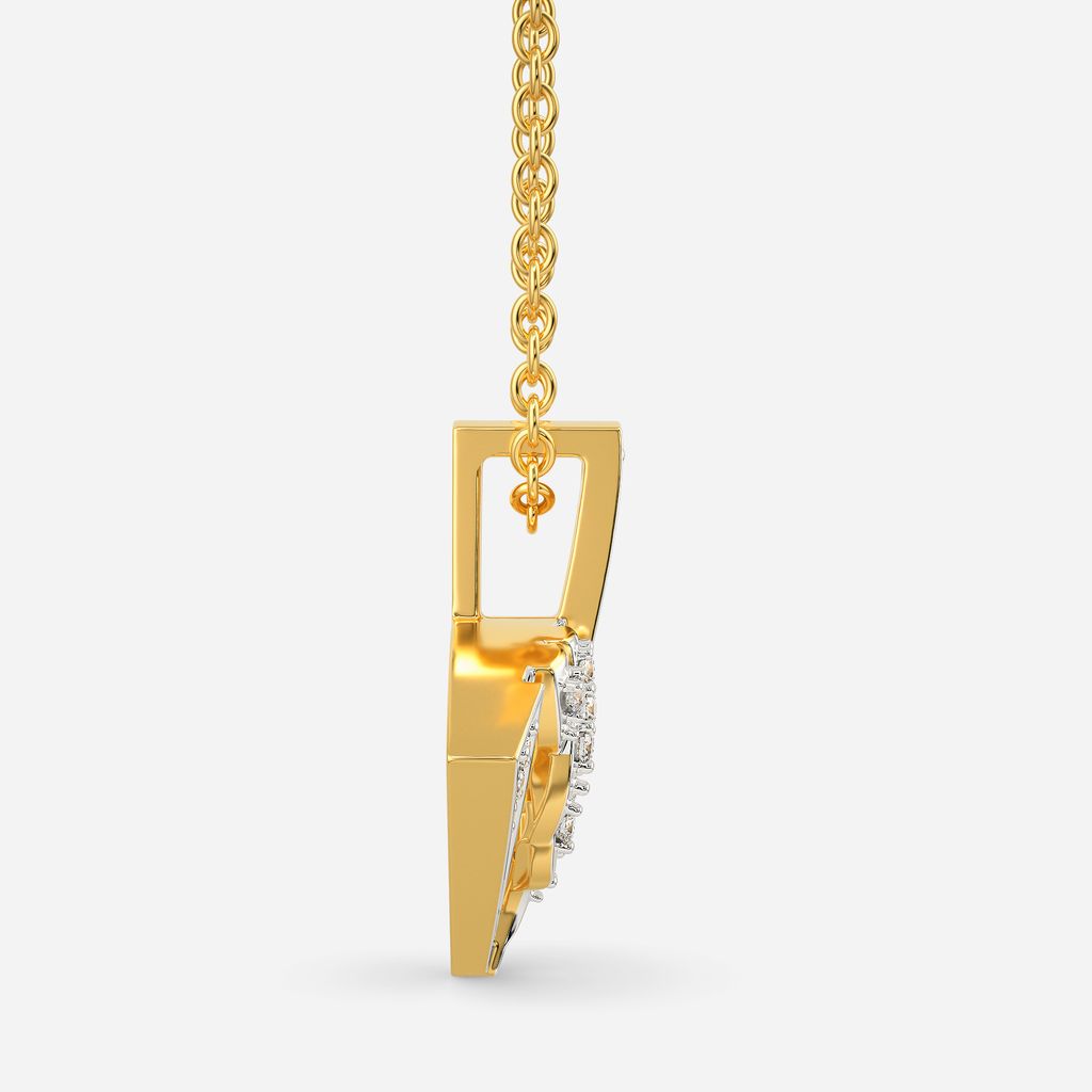 Knit My Story Diamond Pendants