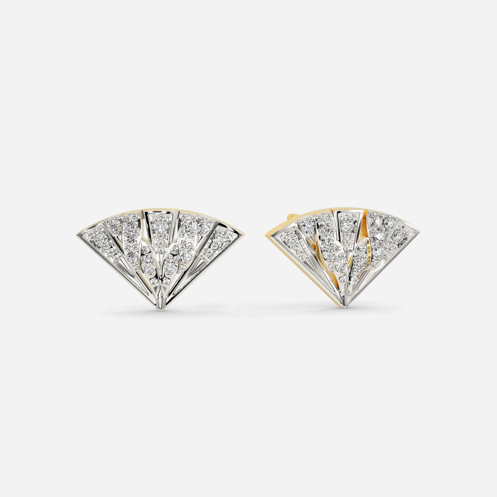 Knit My Story Diamond Earrings