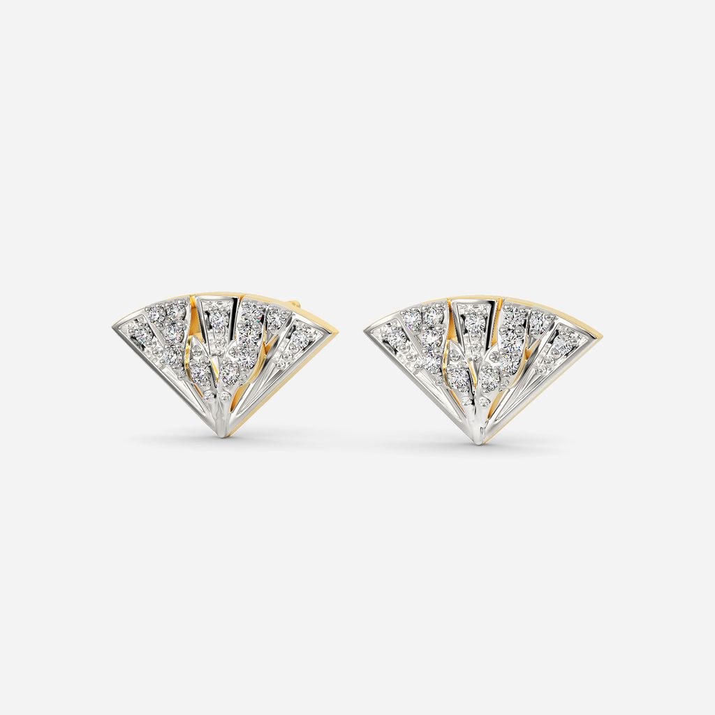 Knit My Story Diamond Earrings