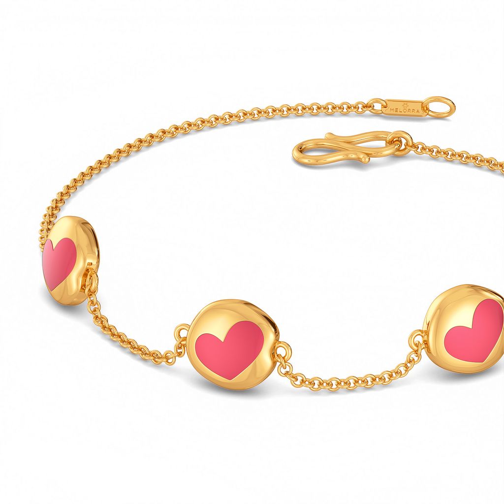 Enamoured Enamel Gold Bracelets