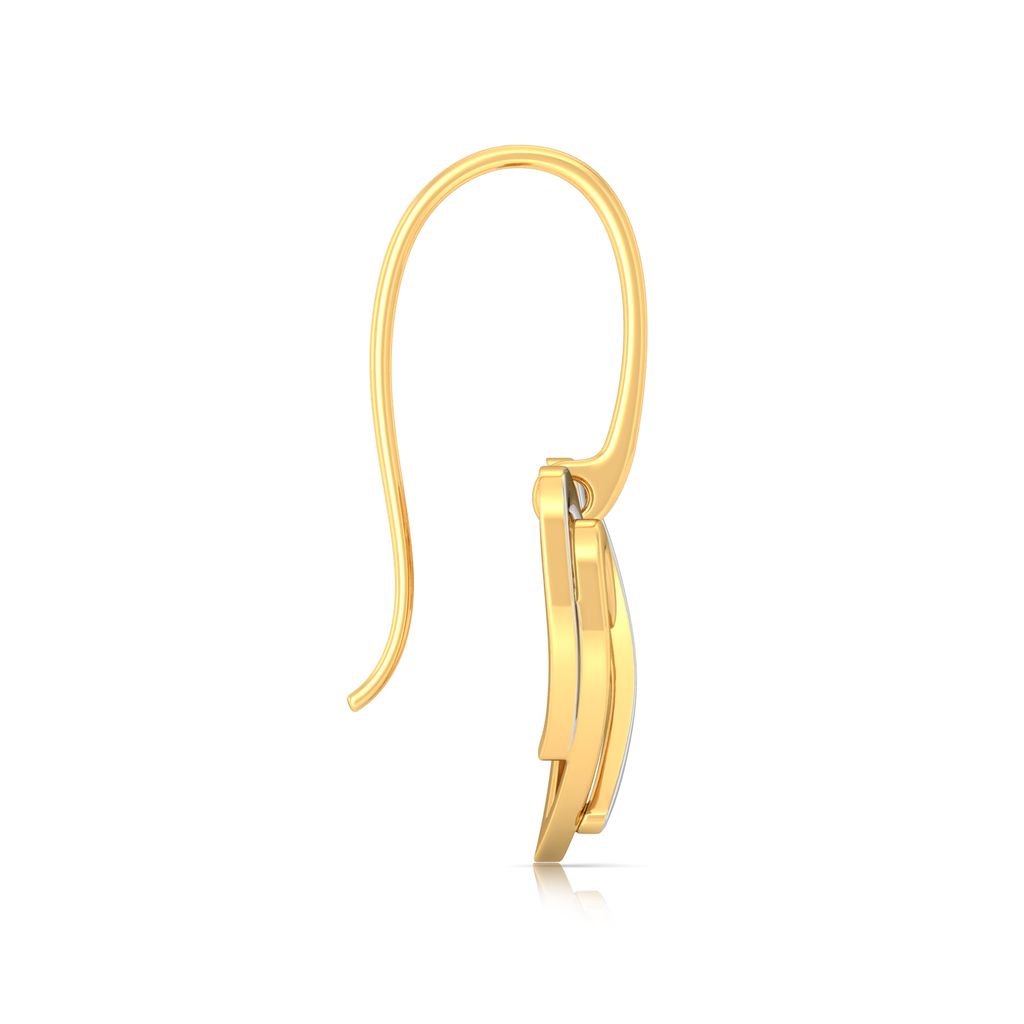 Double Dealing Gold Earrings