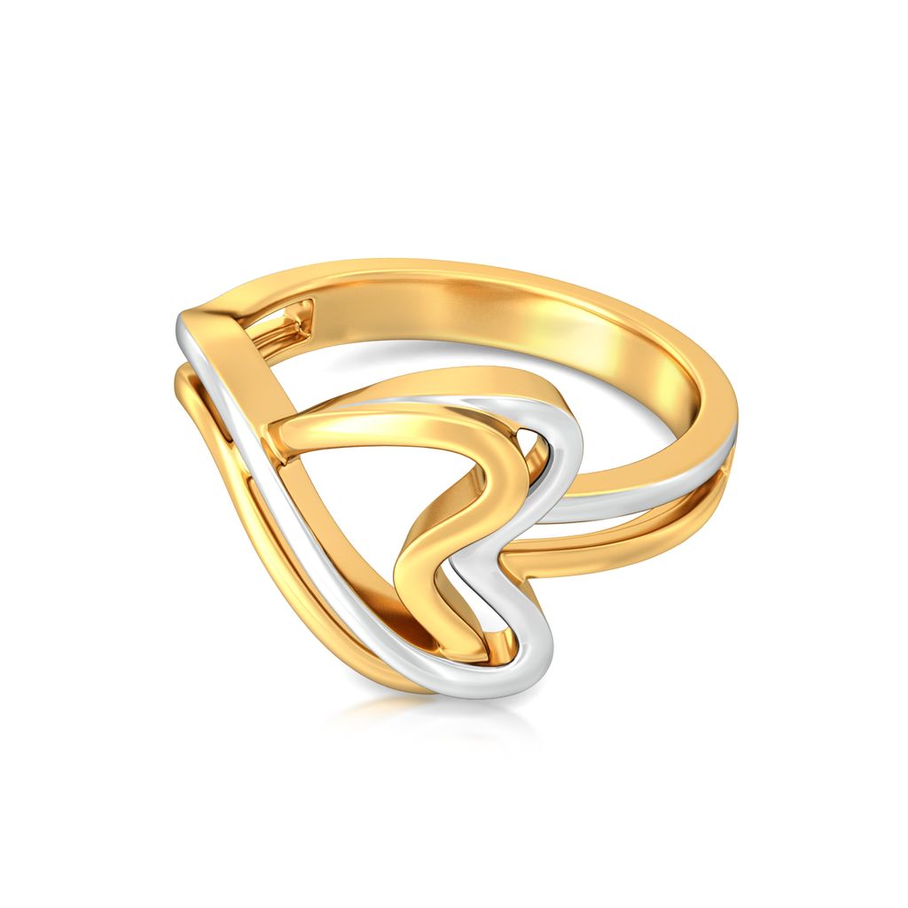 Double Dealing Gold Rings image