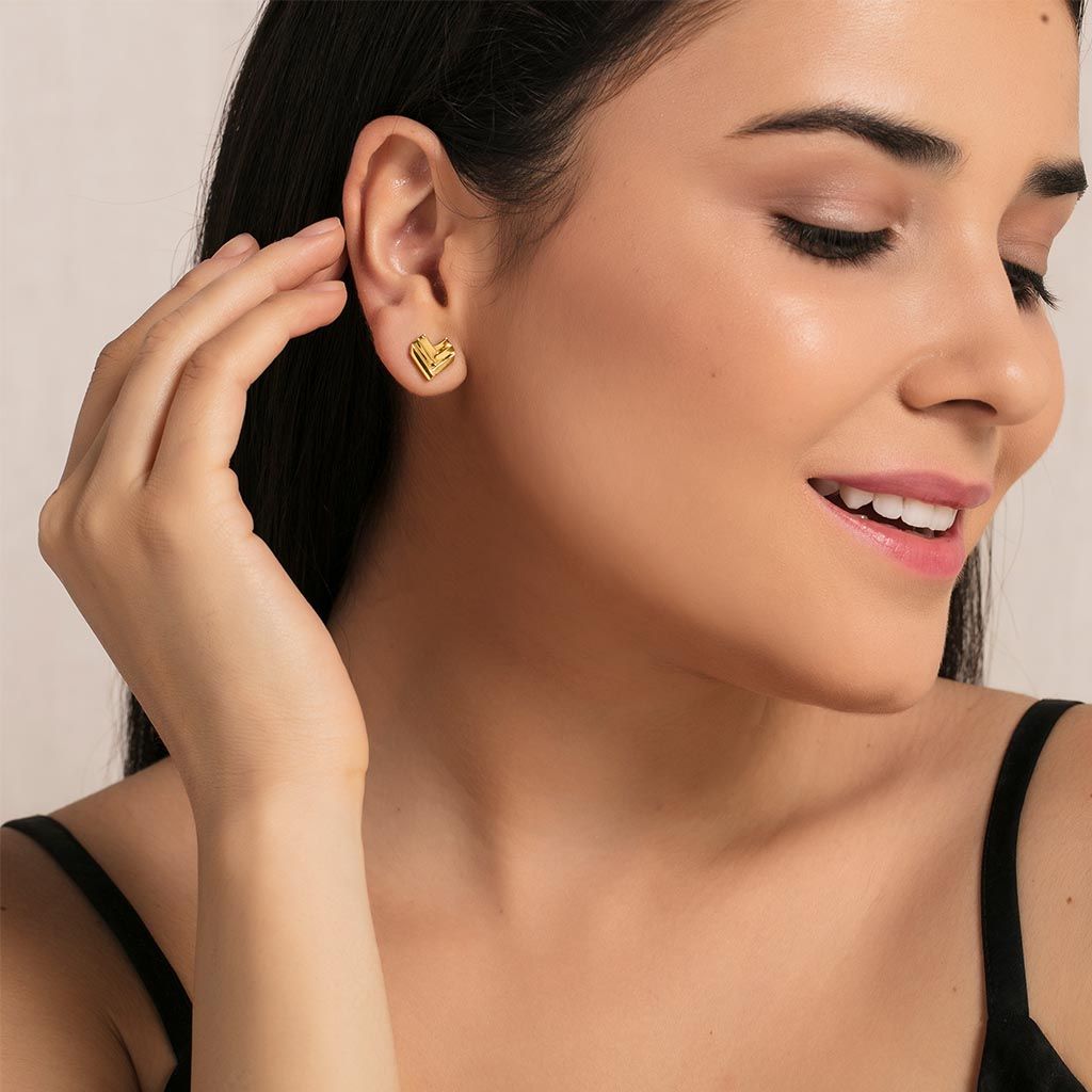 Saint Valentine Gold Earrings