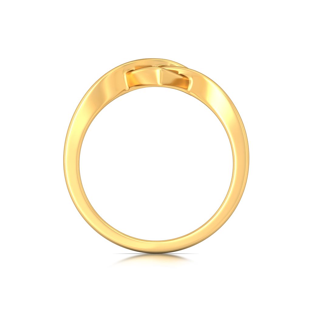 Knotty Affair Gold Rings image