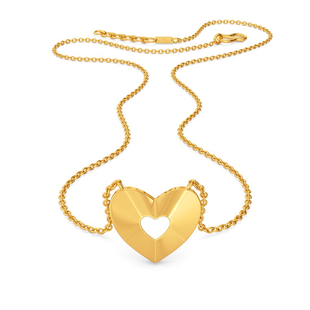 Peek-a-boo Gold Necklaces