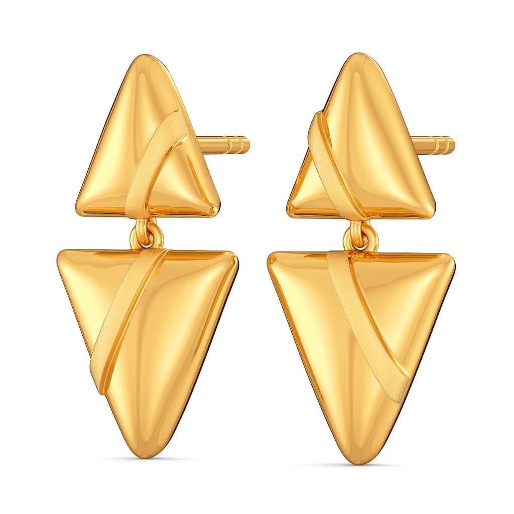 Mod Minimal Gold Earrings
