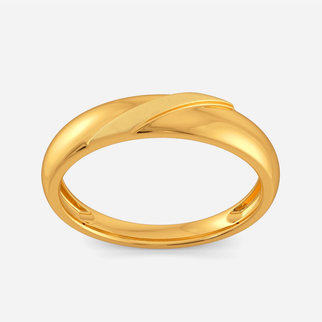 Mod Minimal Gold Rings alternate view 3