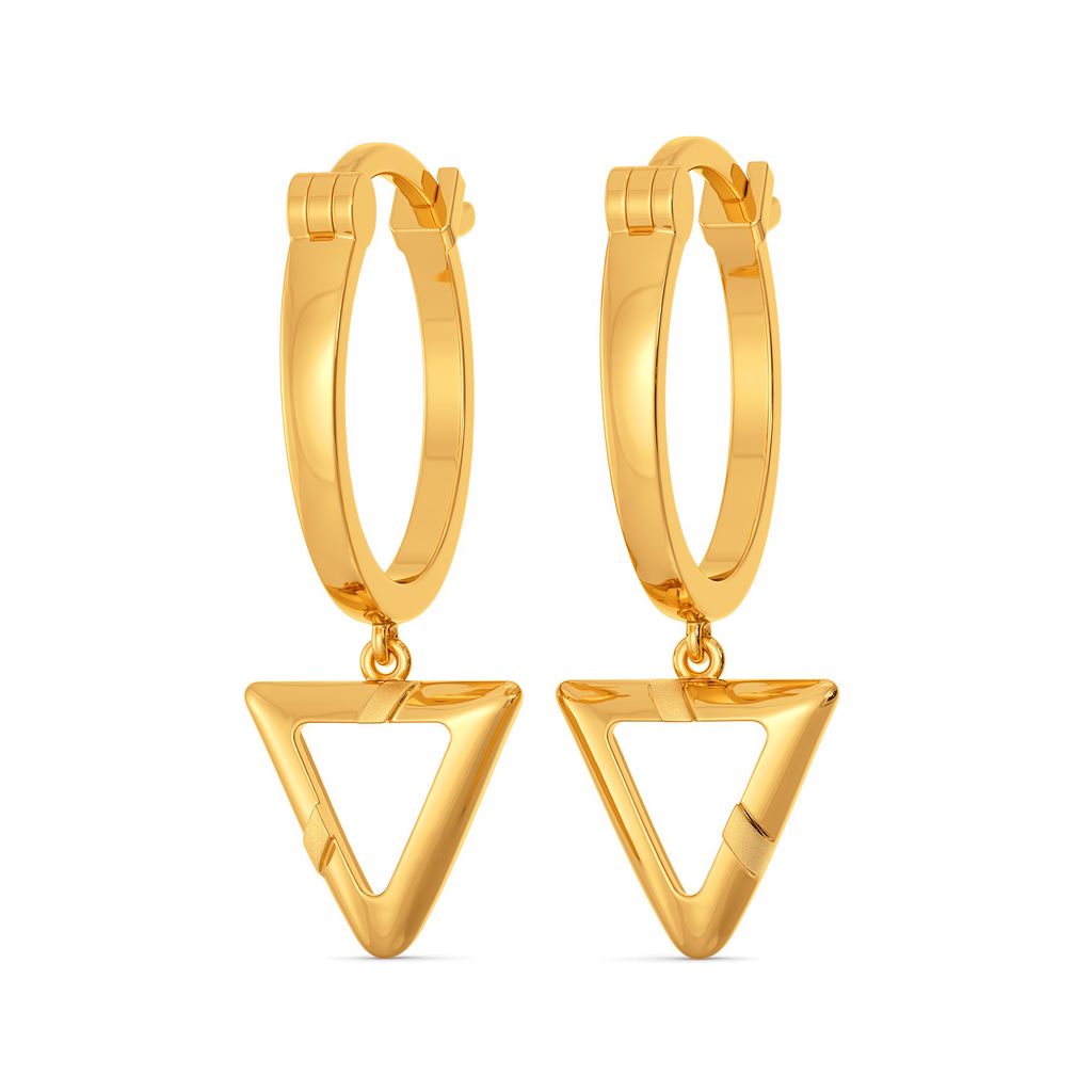 Mod Minimal Gold Earrings