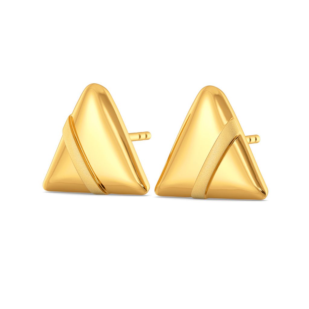 Mod Minimal Gold Earrings