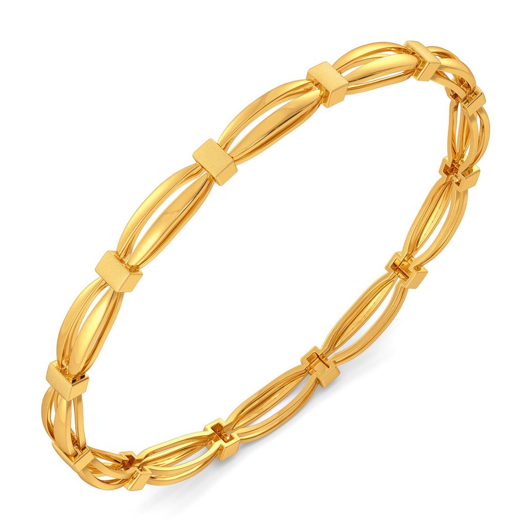 Elegant Edge Gold Bangles