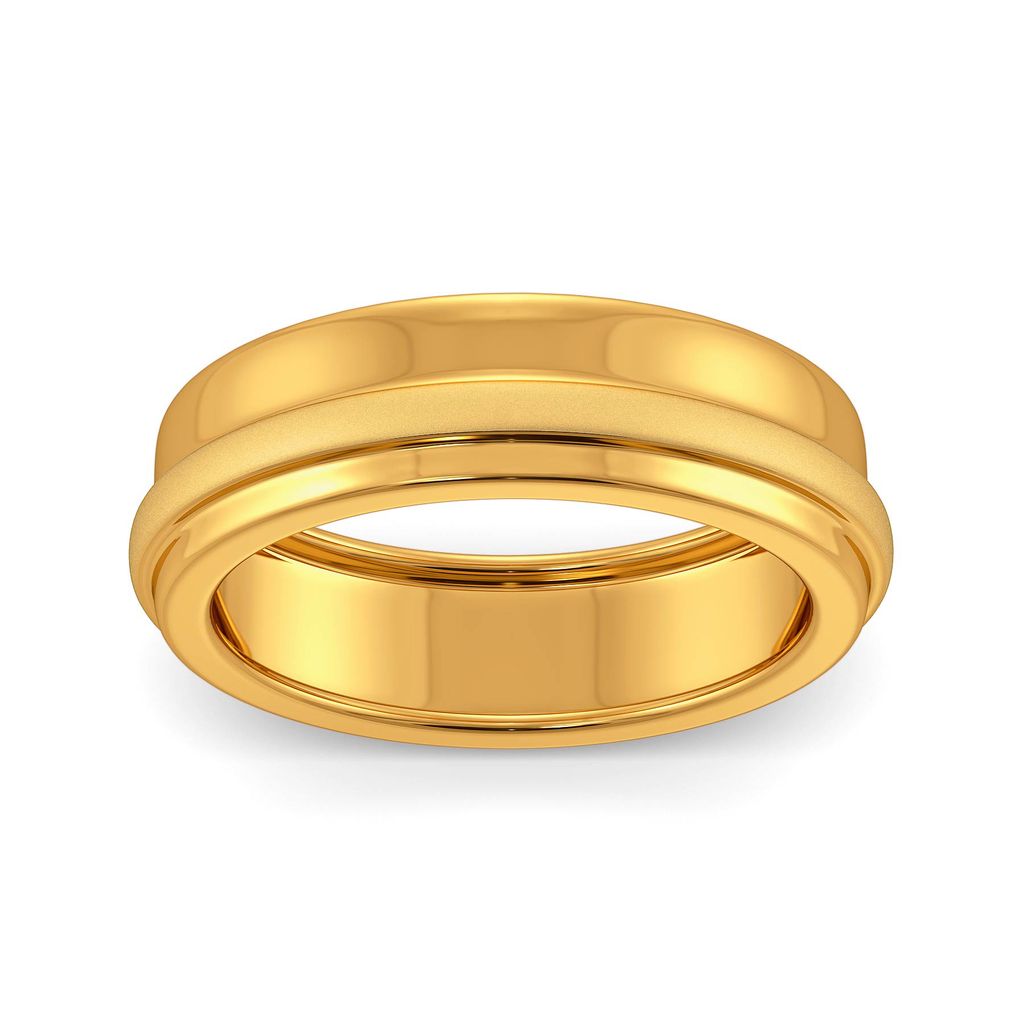 Subtly Suave Gold Rings alternate view 3