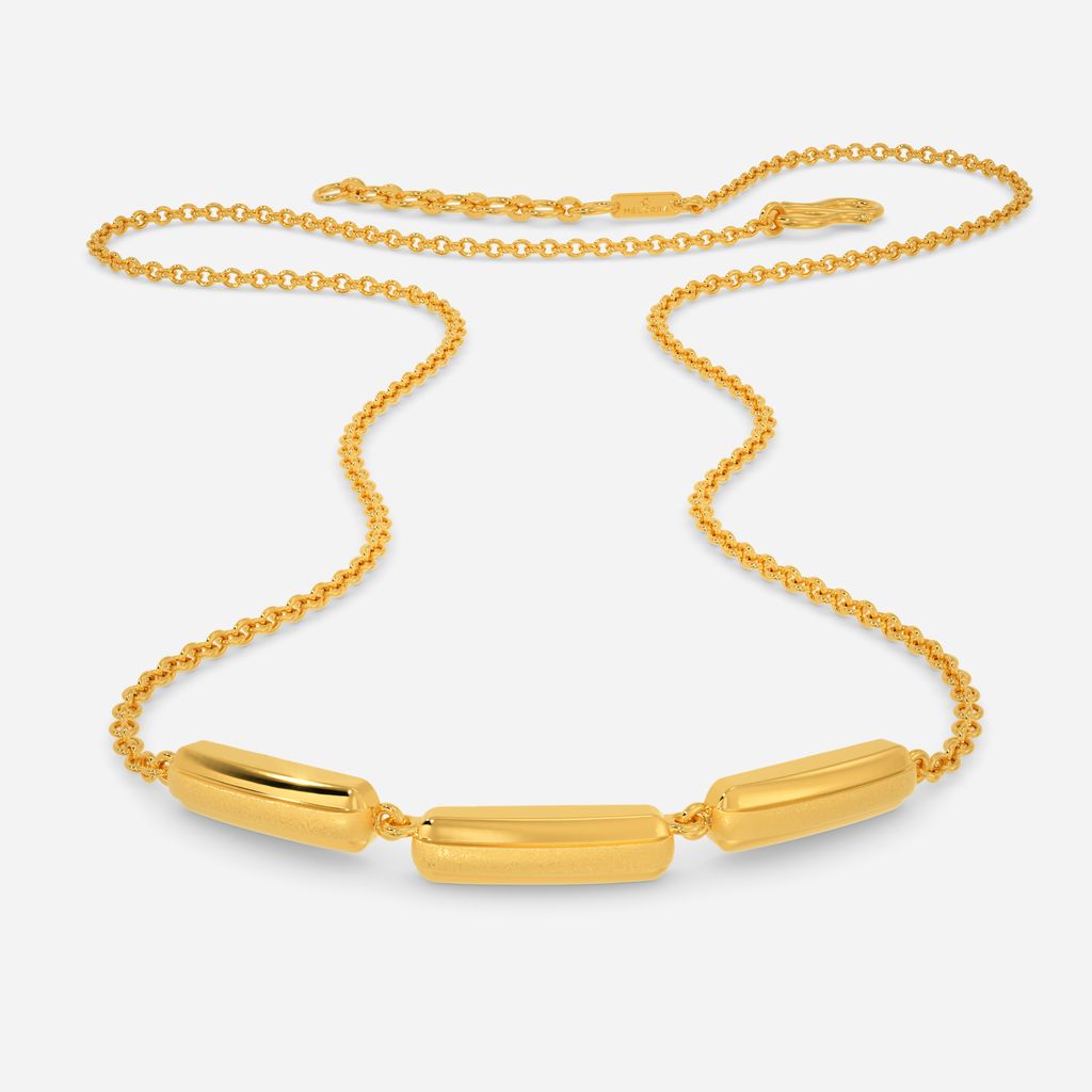 Subtly Suave Gold Necklaces