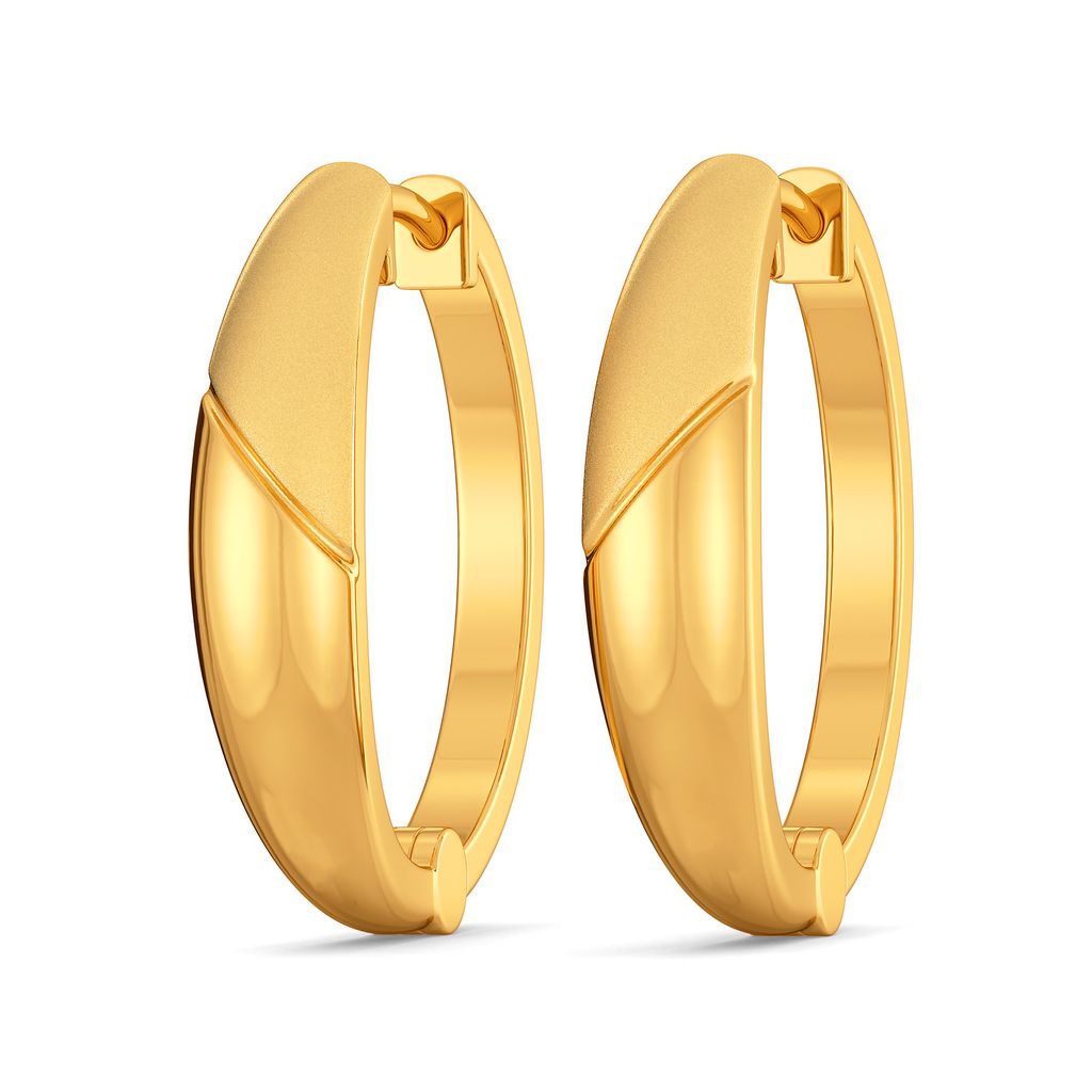 Subtle Staples Gold Earrings