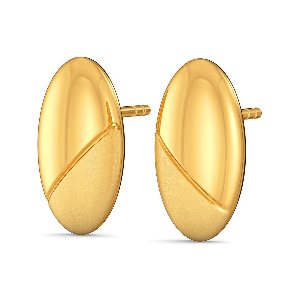 Subtle Staples Gold Earrings