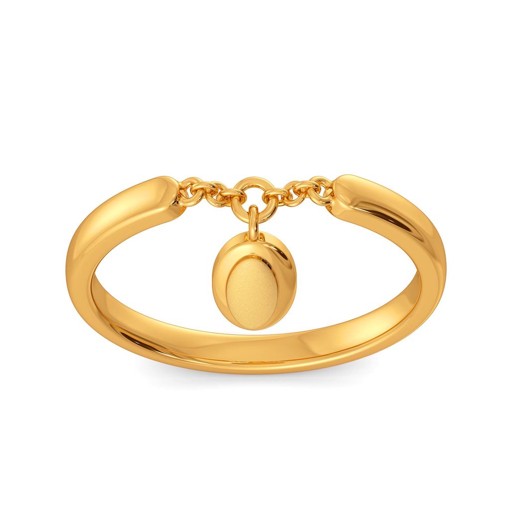 Modestly Mod Gold Rings image