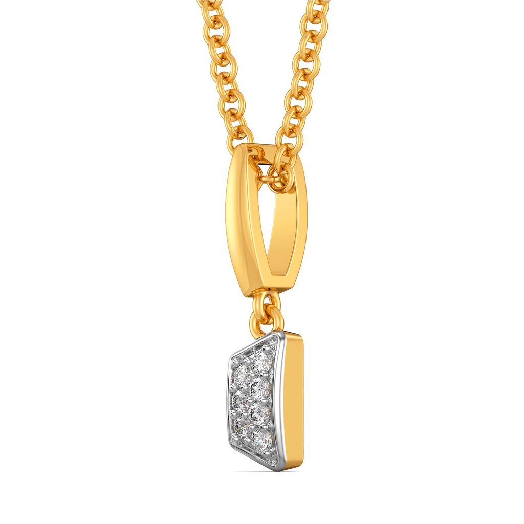 Neutral Nudge Diamond Pendants