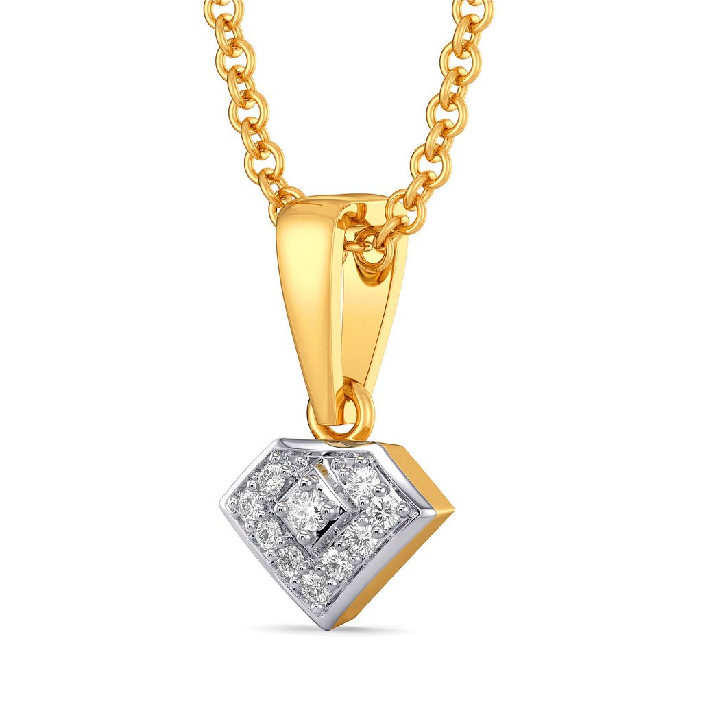 Bold Bolts Diamond Pendants
