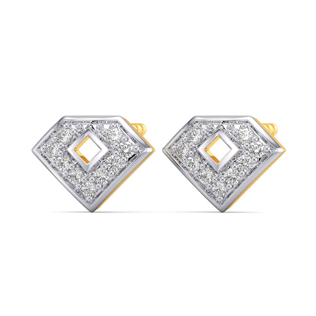 Bold Bolts Diamond Earrings