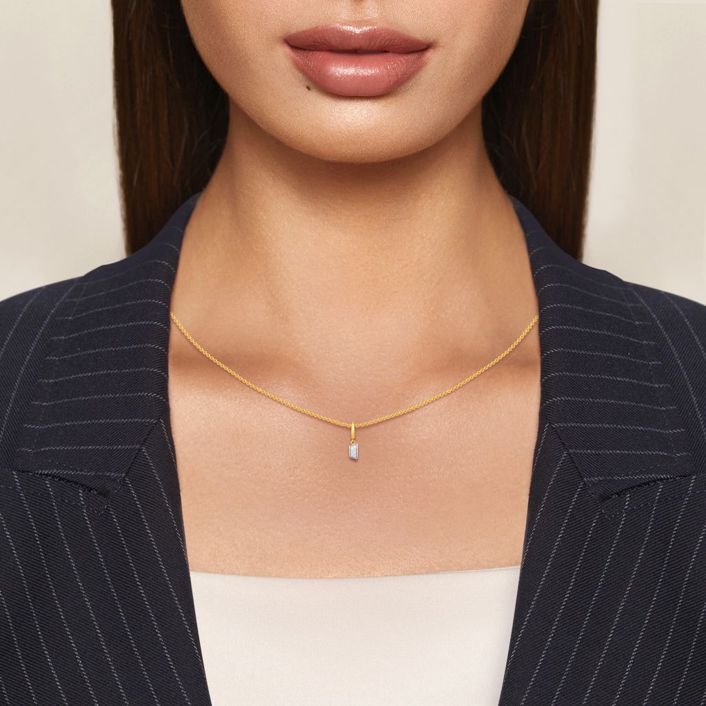 Neutral Nudge Diamond Pendants