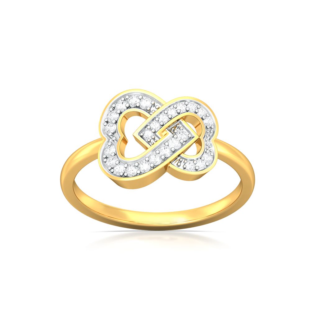 Two Hearts Diamond Rings image