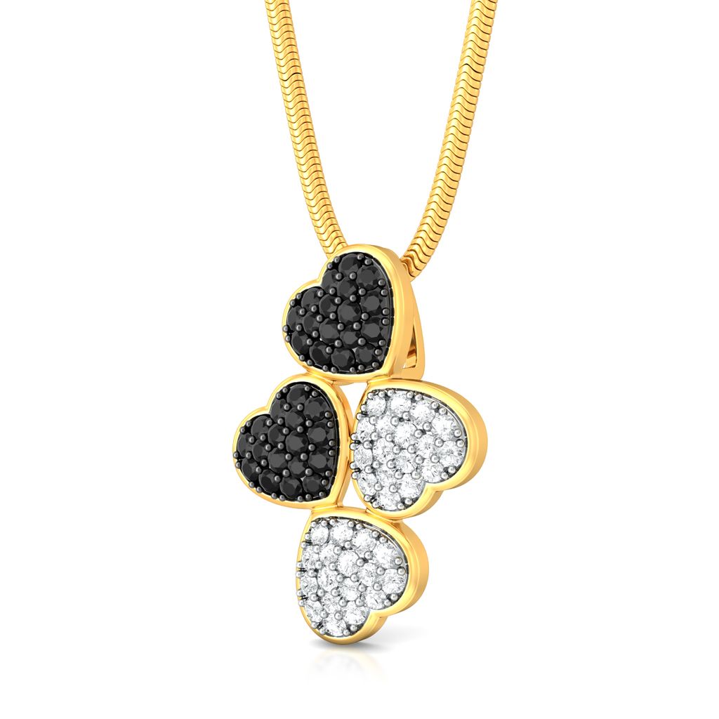 Head Over Heels Diamond Pendants