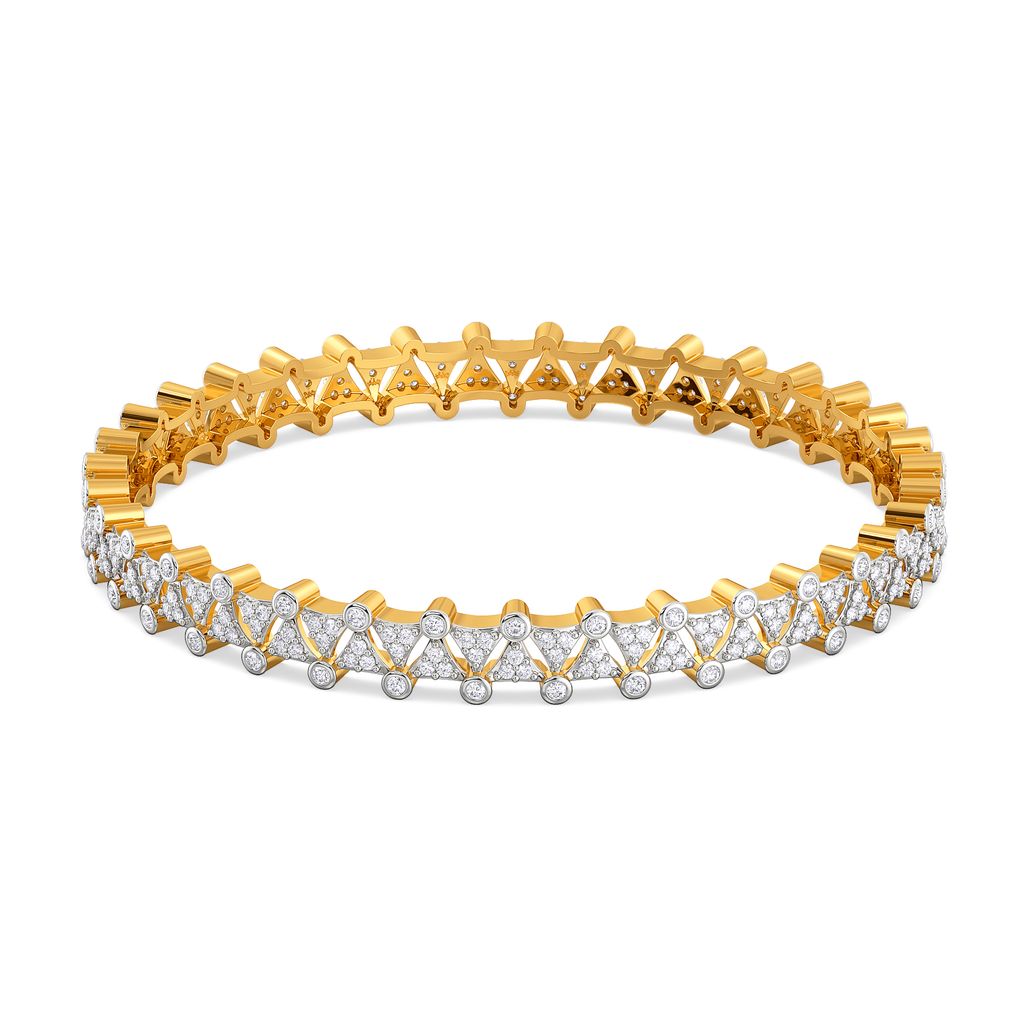 Double Subtle Diamond Bangles