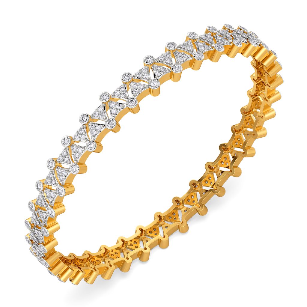 Double Subtle Diamond Bangles