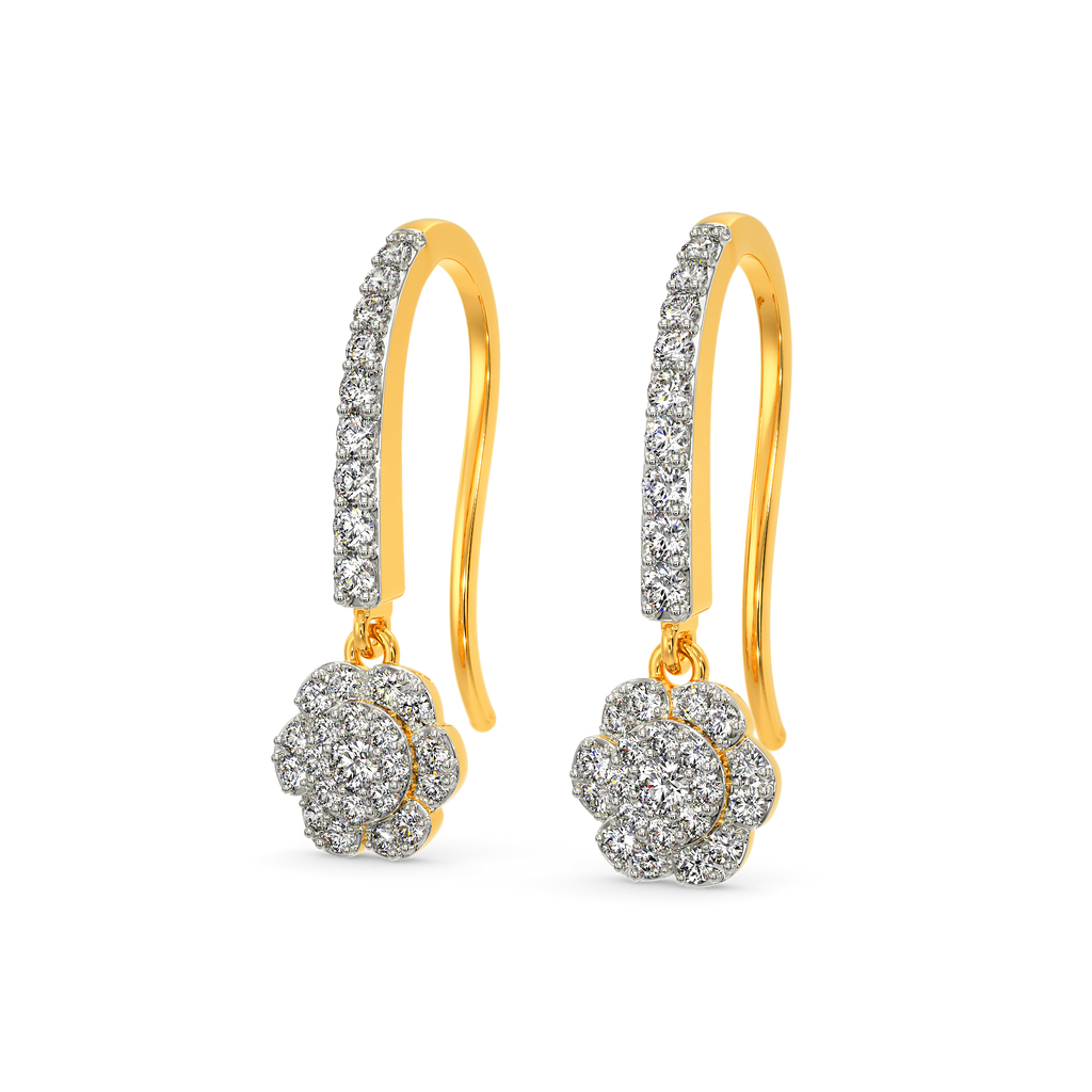 Flutter Fantasy Diamond Earrings