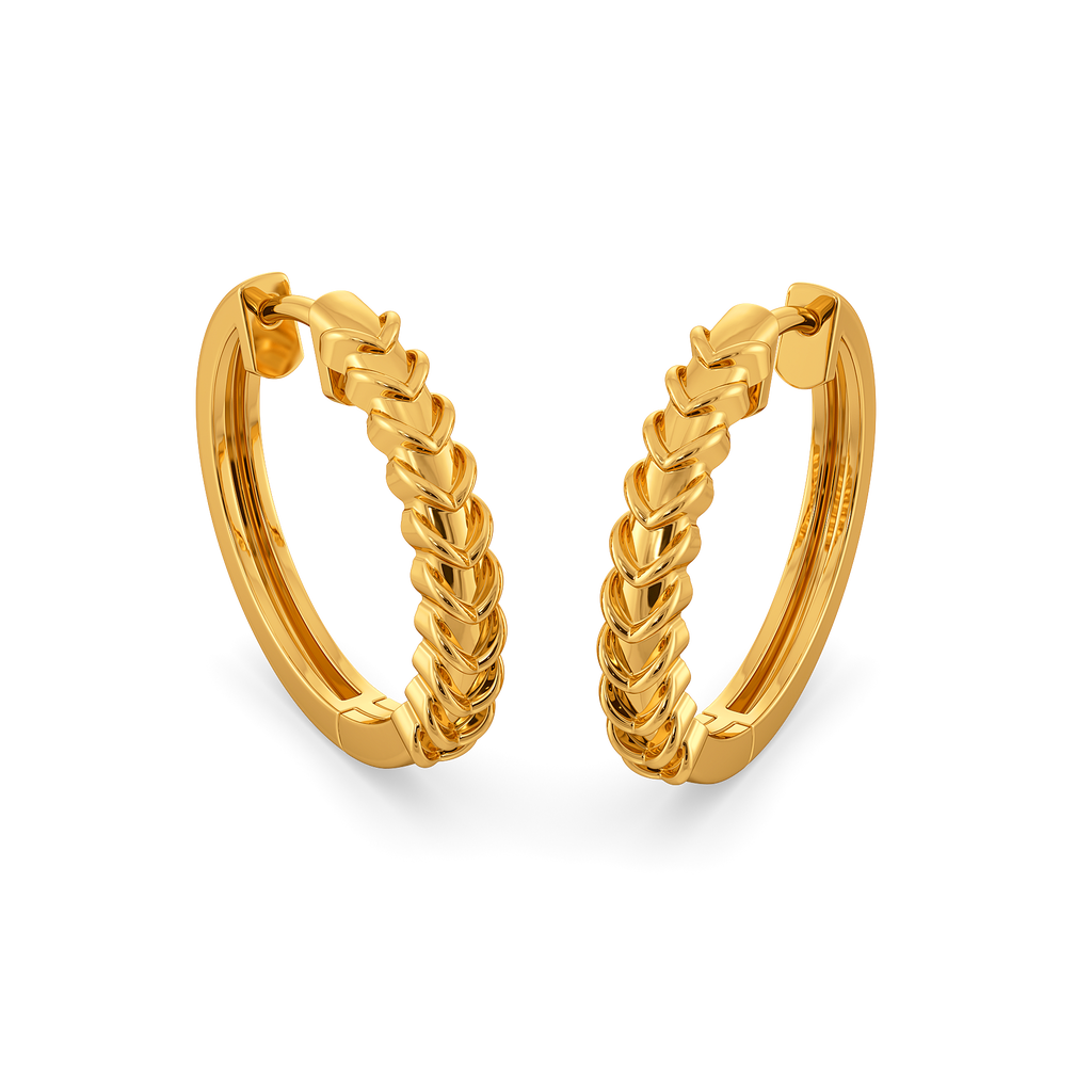 Nishka Gold Earrings