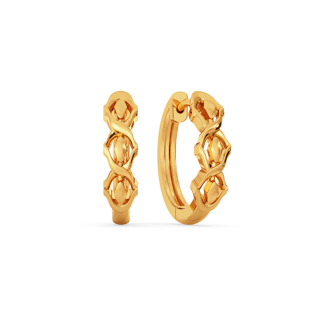 Dhiaa  Gold Earrings