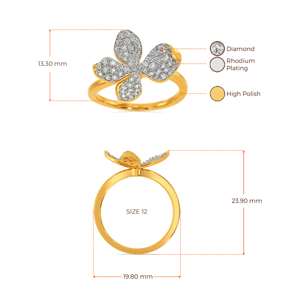 Dainty Lilac  Diamond Rings image