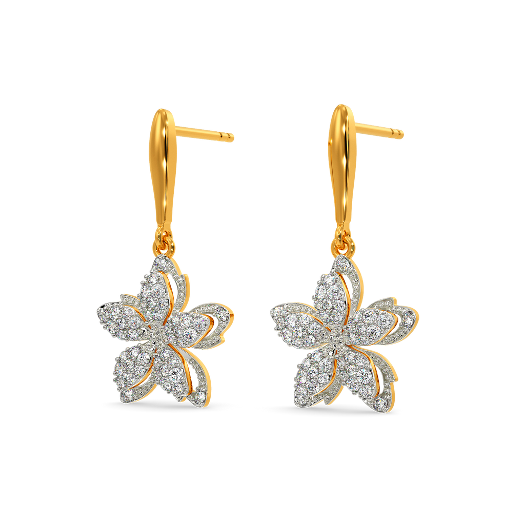 Love n Lilacs Diamond Earrings