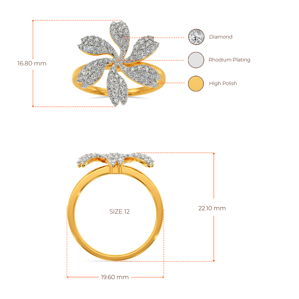 Love n Lilacs Diamond Rings image