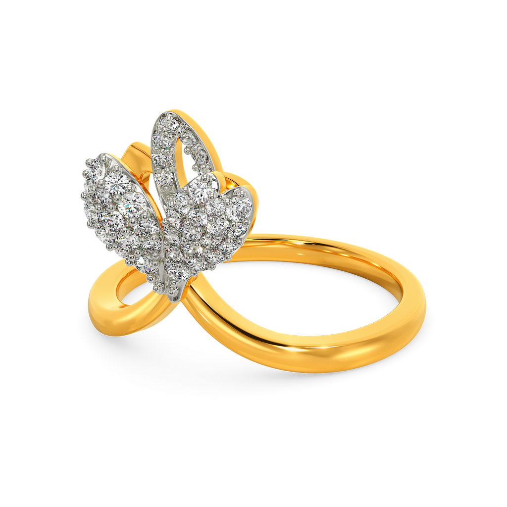 Touch of Lilac Diamond Rings alternate view 2