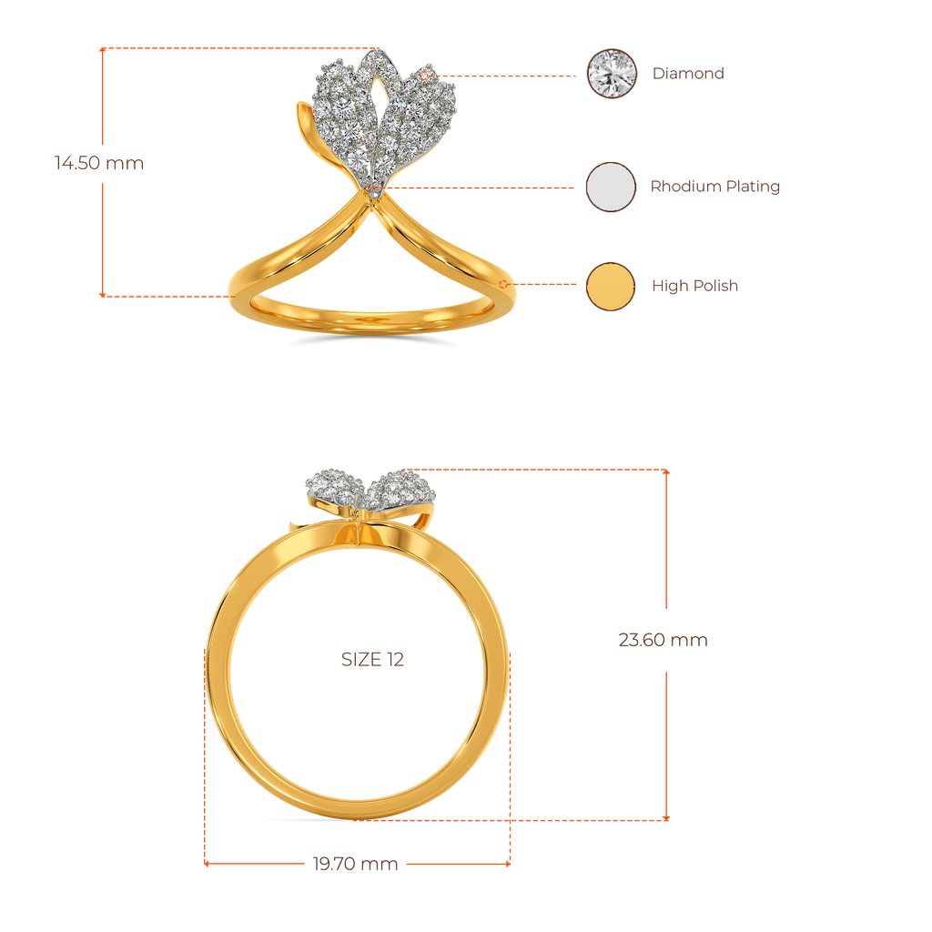Touch of Lilac Diamond Rings image