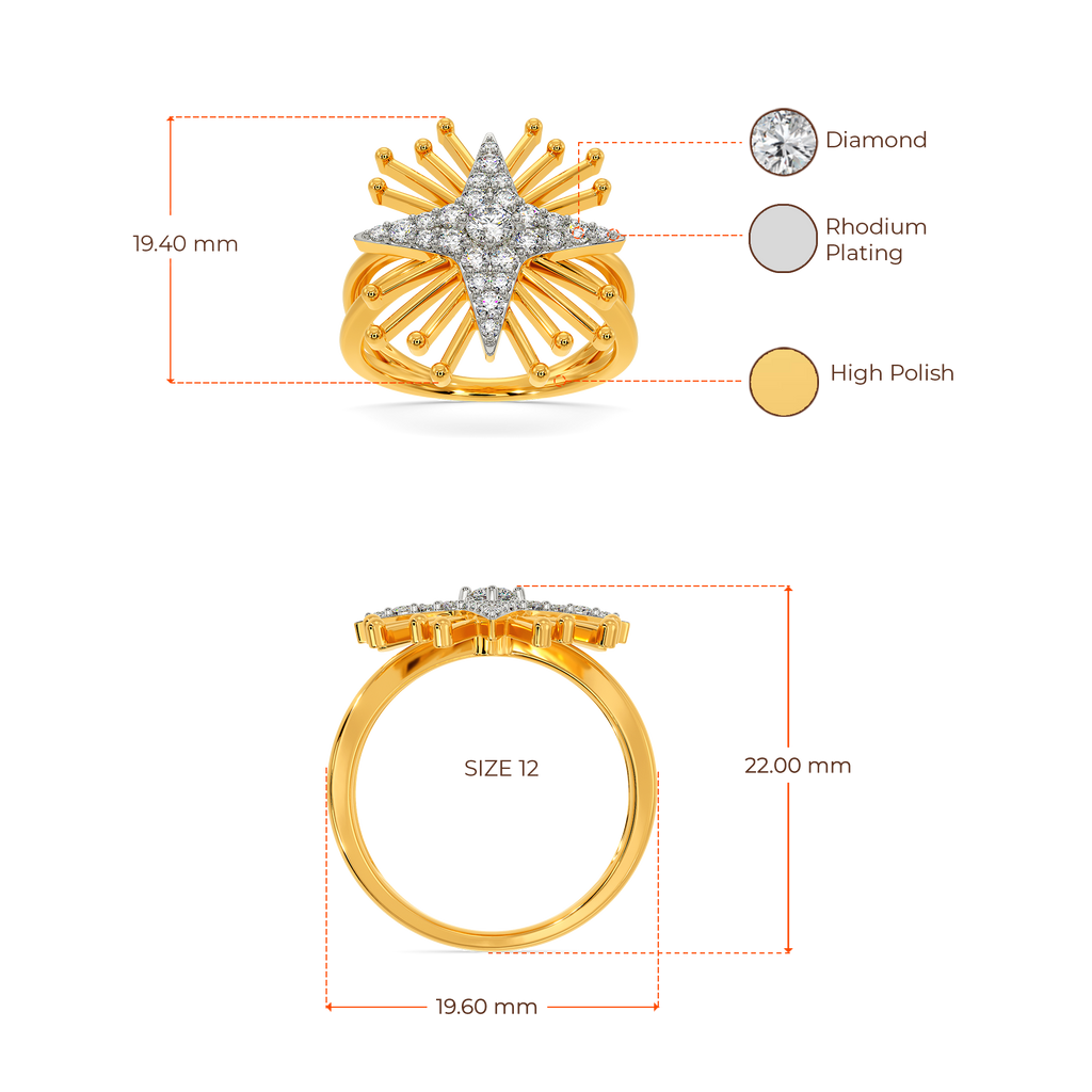 Just Beaded Diamond Rings image