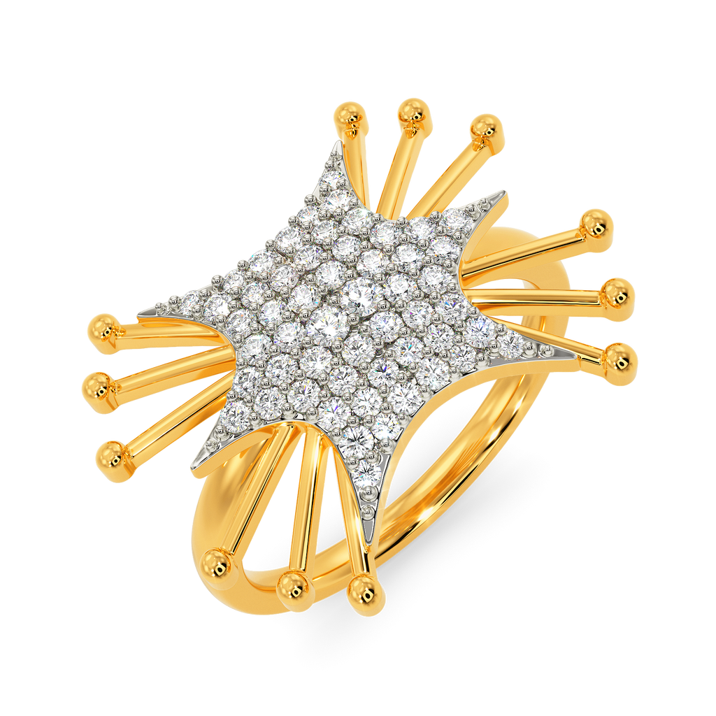 Playful Beads Diamond Rings